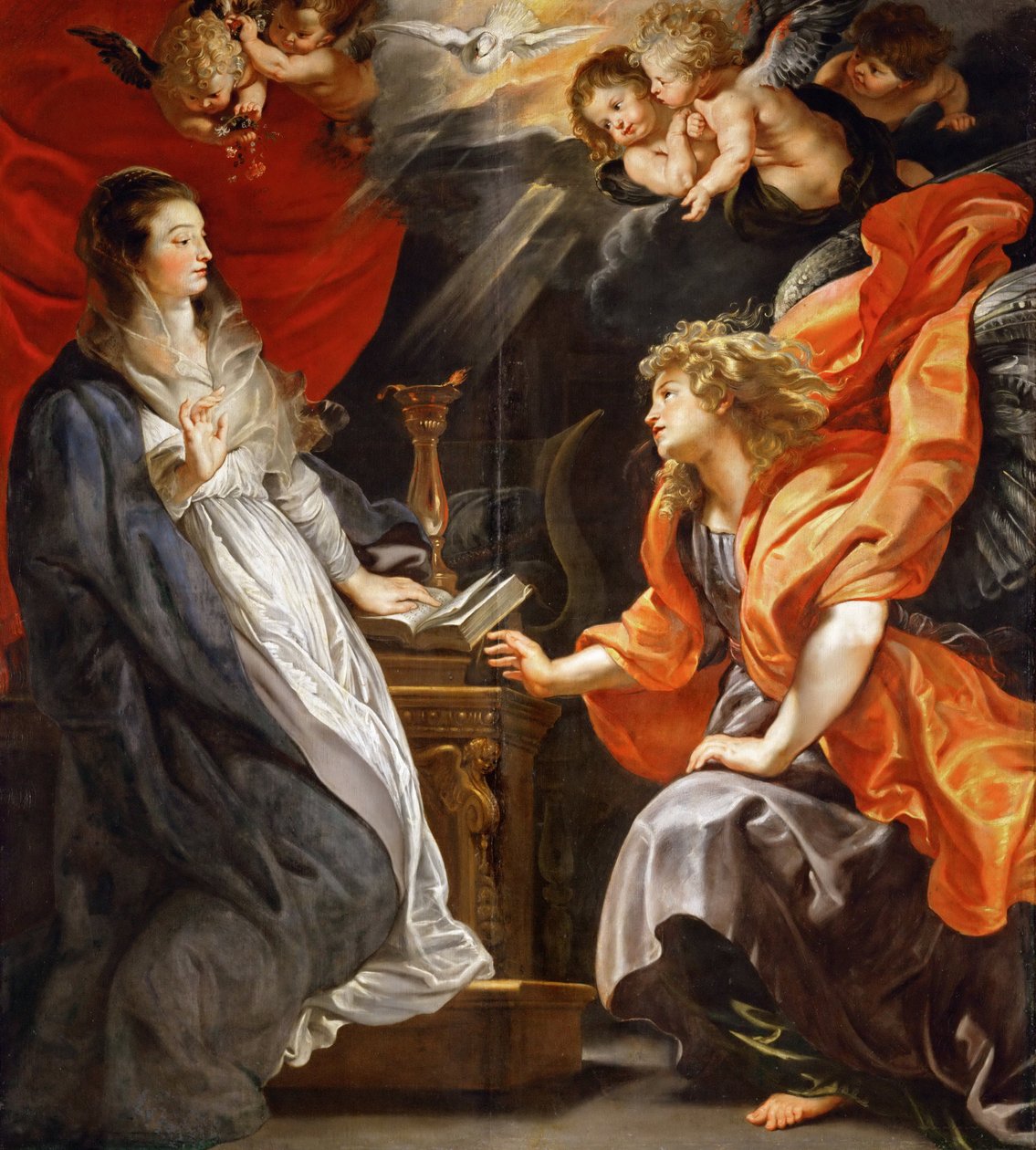Bebudelsen - Pieter Paul Rubens (1577-1640). Olje på lerret, ca 1609. Mål : 224x200 cm. Kunsthistorisk museum, Vienne av Peter Paul Rubens