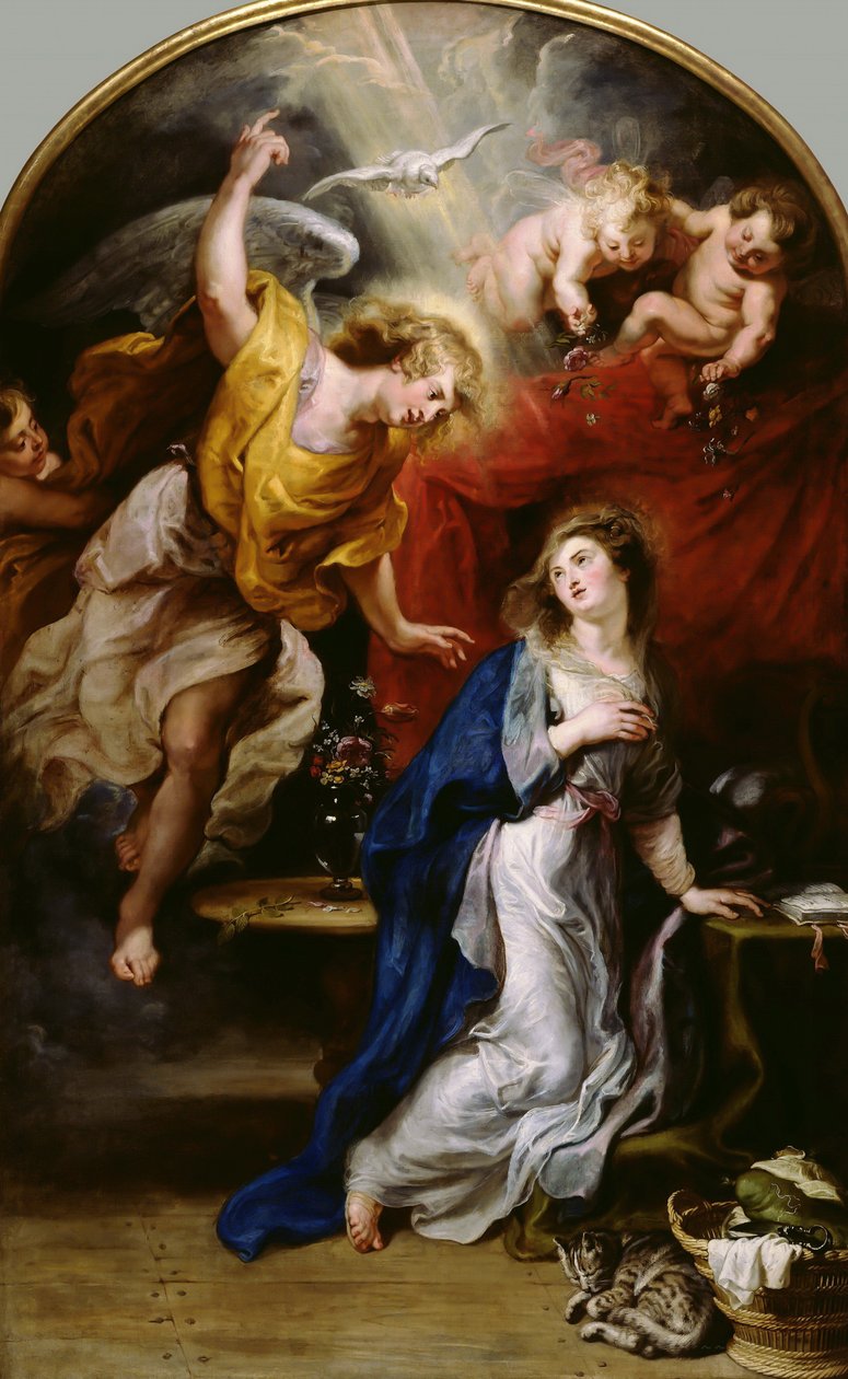 Bebudelsen, ca. 1610 (olje på lerret) av Peter Paul Rubens