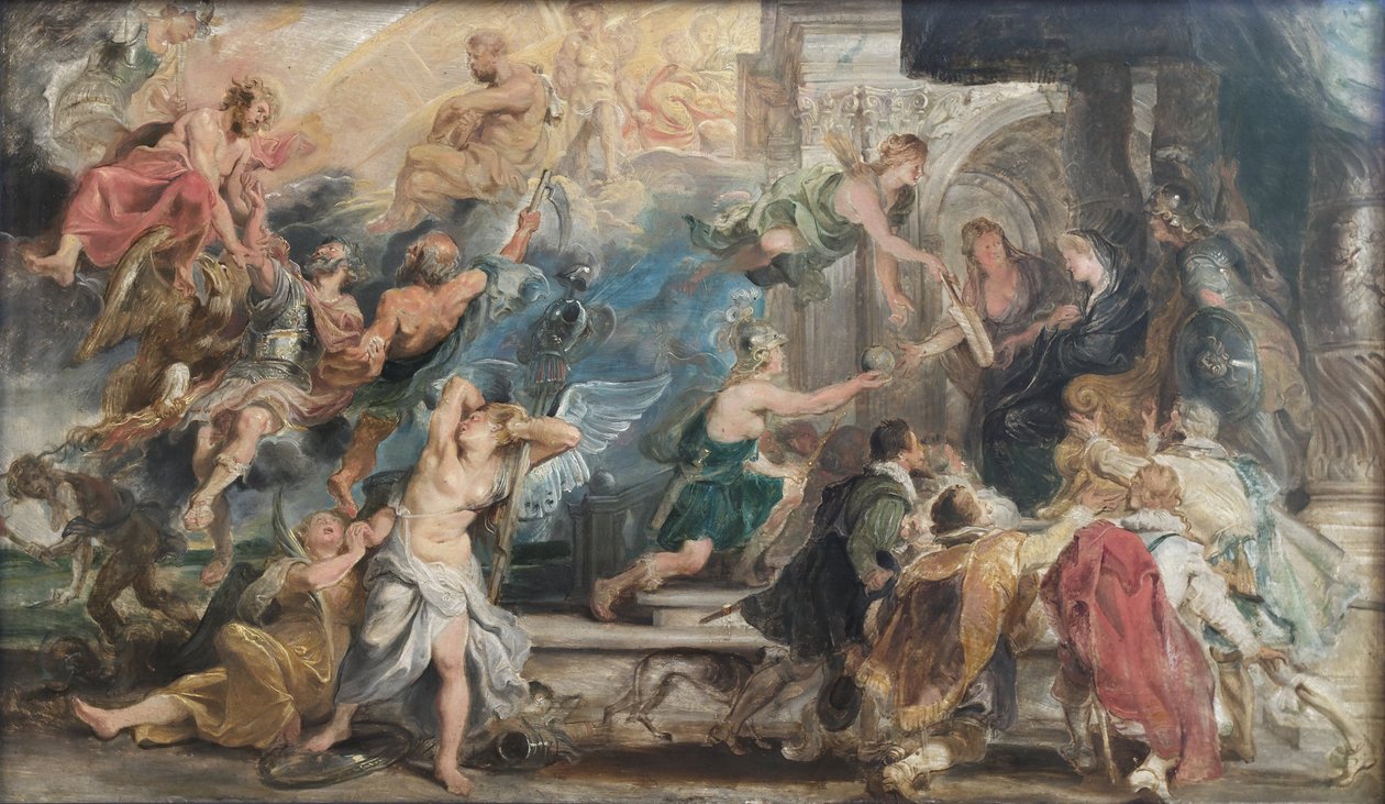 Henrik IVs apoteose av Peter Paul Rubens