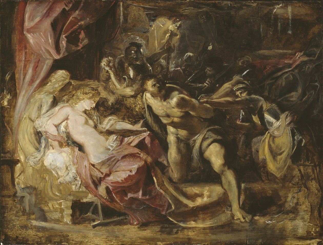 Fangen av Samson, 1609-10 av Peter Paul Rubens