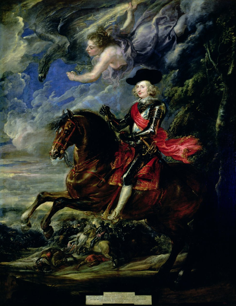 Kardinal Infante Ferdinand i slaget ved Nördlingen, ca. 1634 av Peter Paul Rubens