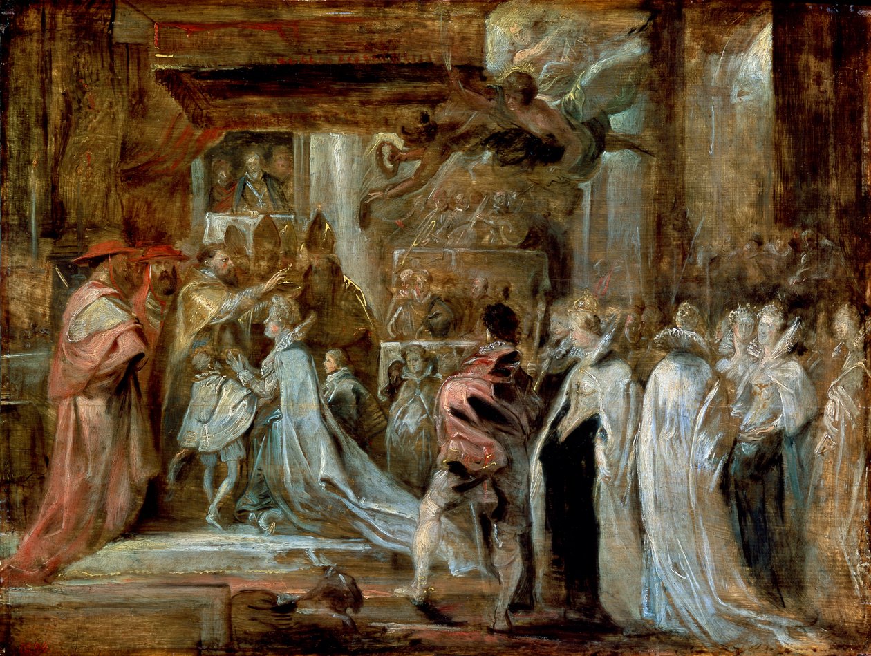 Kroningen av Marie de Medici, 1622. av Peter Paul Rubens