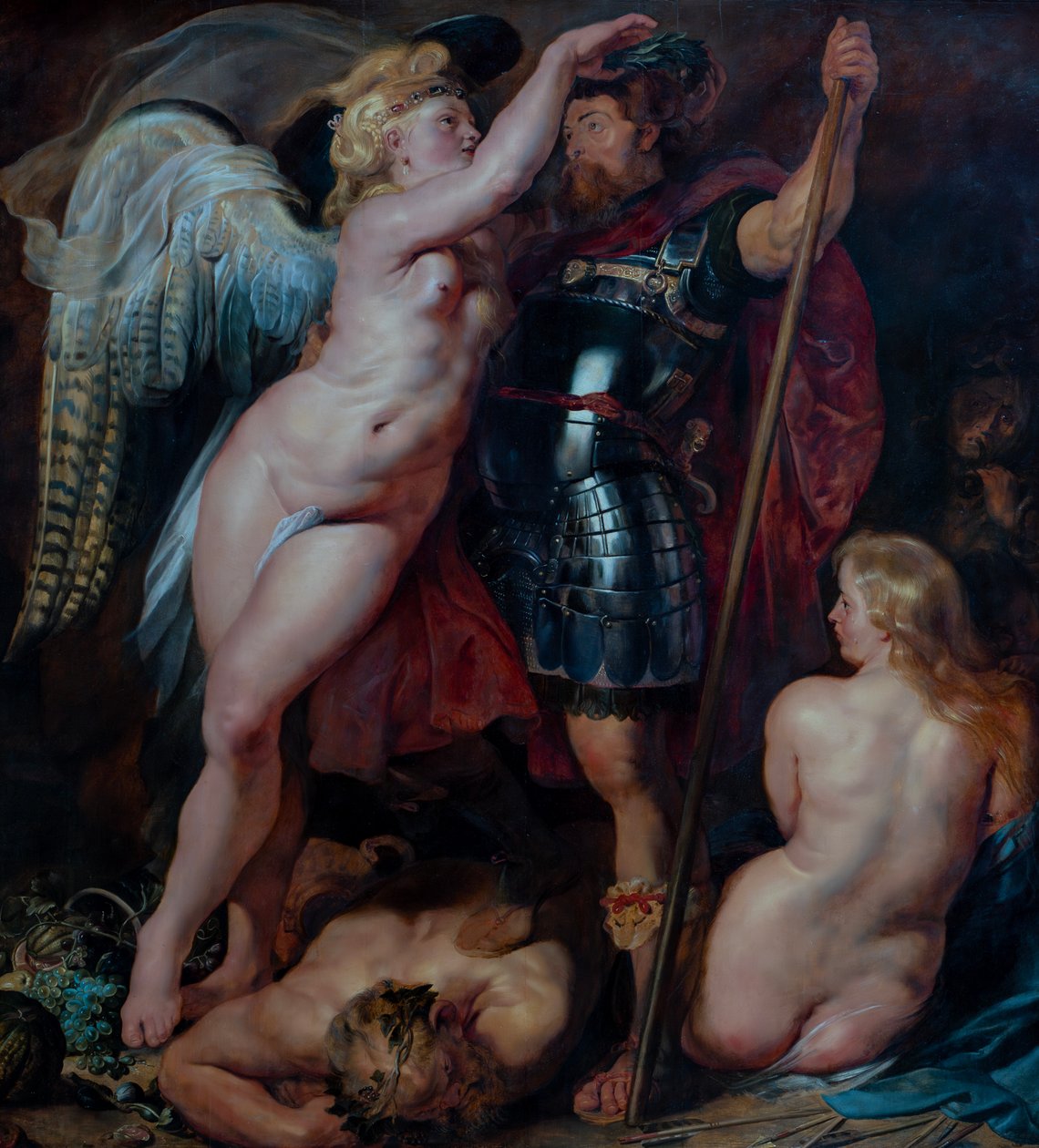 Kroningen av dydens helt av Peter Paul Rubens