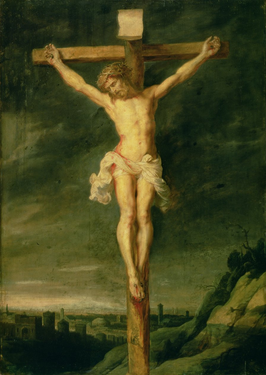 Korsfestelsen (olje på lerret) av Peter Paul Rubens
