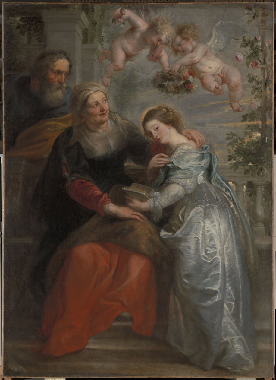 Marias oppdragelse av Peter Paul Rubens