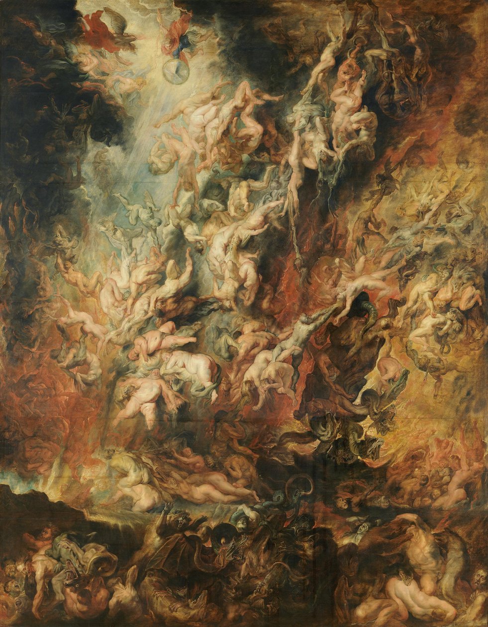 De fordømtes fall av Peter Paul Rubens