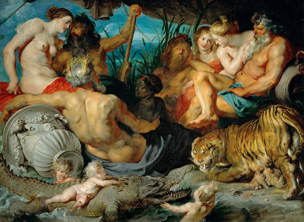 De fire kontinentene av Peter Paul Rubens
