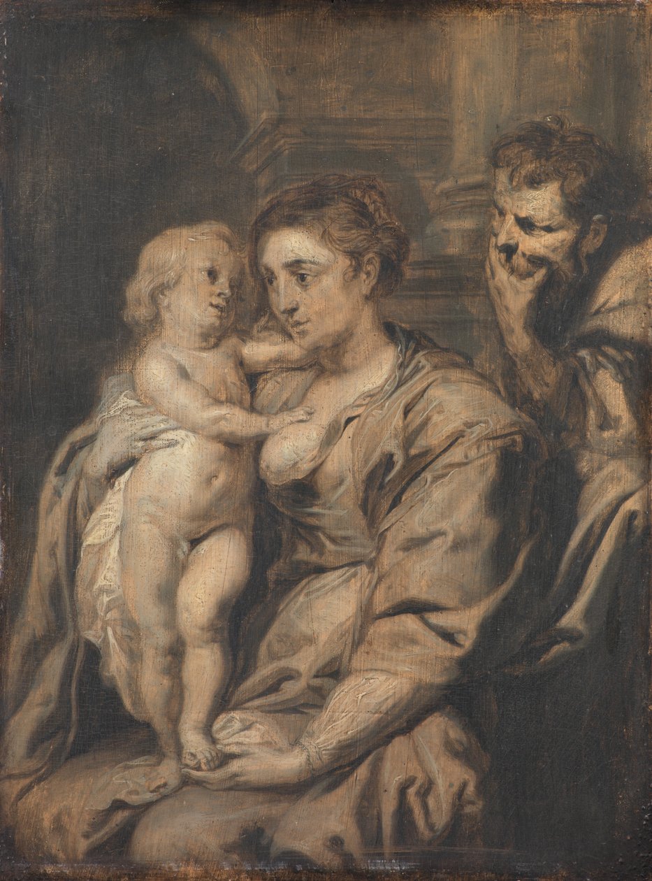 Den hellige familie av Peter Paul Rubens