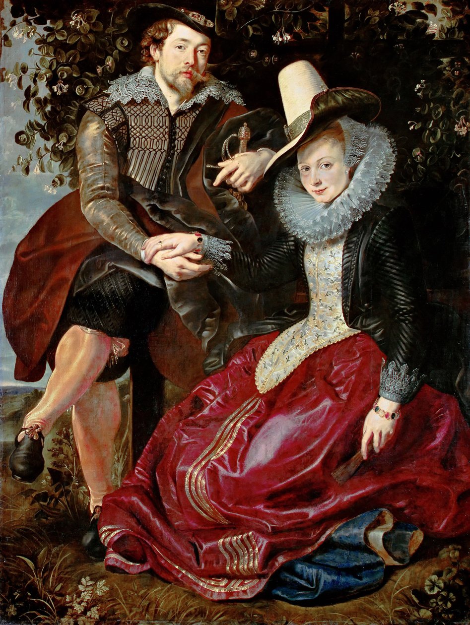 Honeysuckle Bower, ca 1609. av Peter Paul Rubens