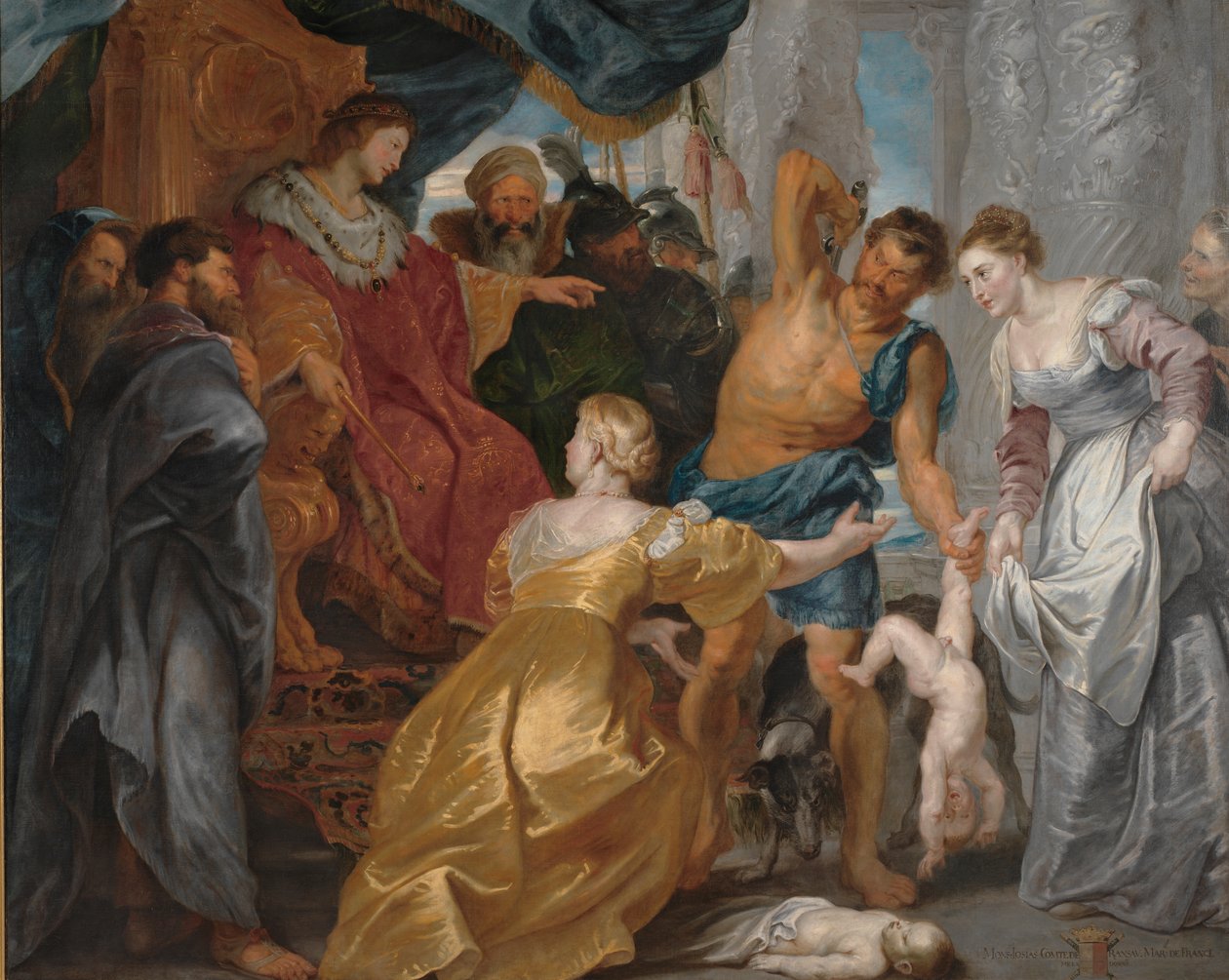 Salomos dom, ca. 1617 (olje på lerret) av Peter Paul Rubens