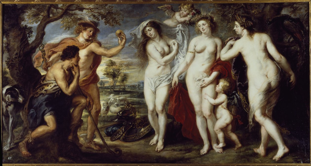 The Judgment of Paris (olje på lerret av Peter Paul Rubens
