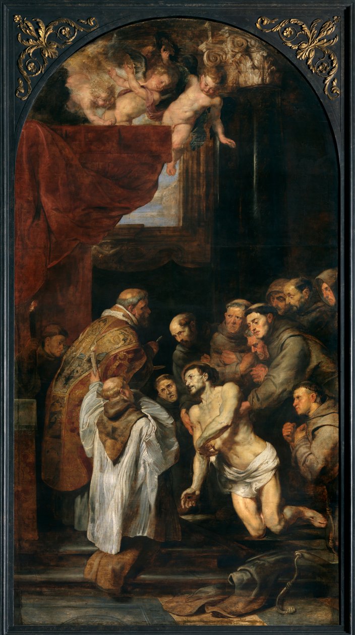Frans av Assisis siste nattverd av Peter Paul Rubens