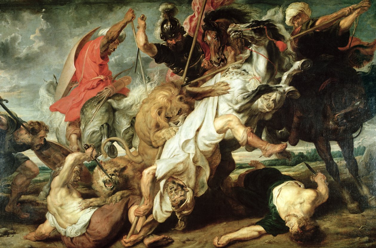 Løvejakten av Peter Paul Rubens