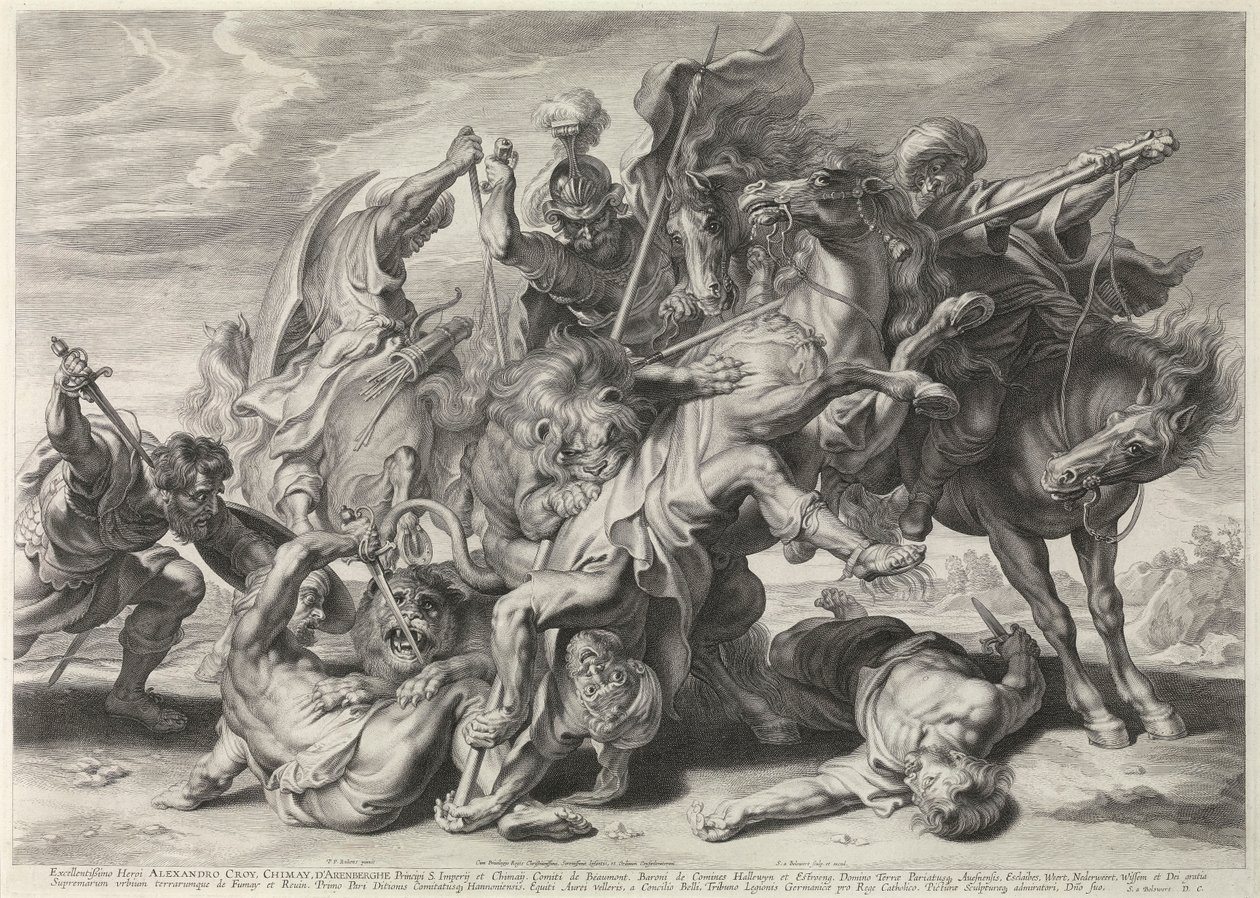 Løvejakten av Peter Paul Rubens