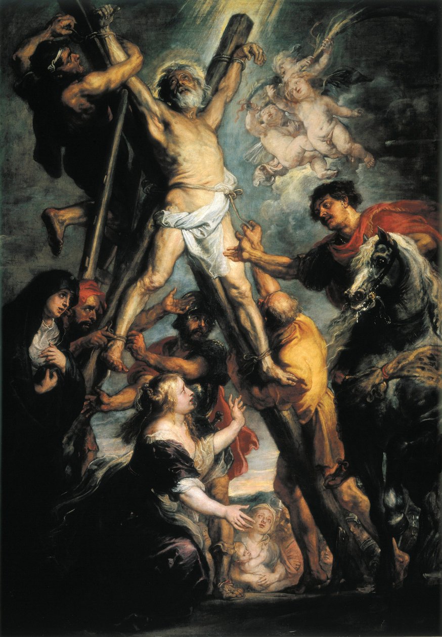 "Martyrdommen til St Andrew" av Peter Paul Rubens