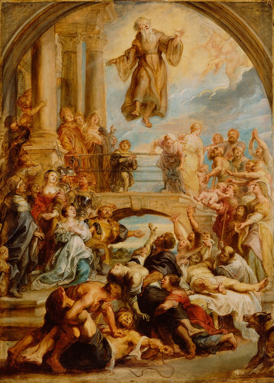 Miraklene til den hellige Frans av Paola, ca. 1627-8 av Peter Paul Rubens