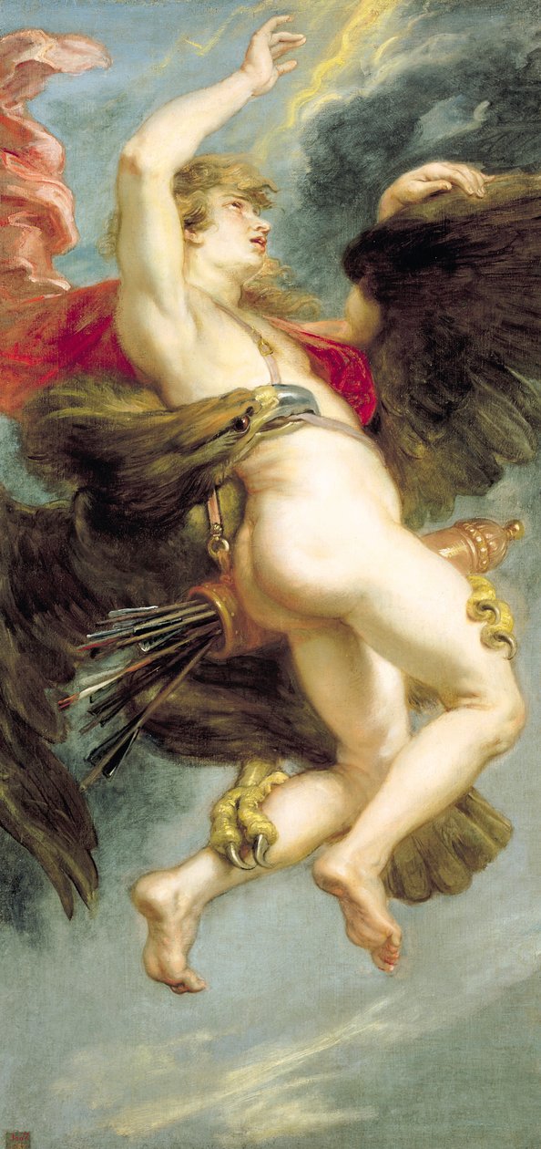 The Rape of Ganymede, ca. 1636-38 (olje på lerret) av Peter Paul Rubens