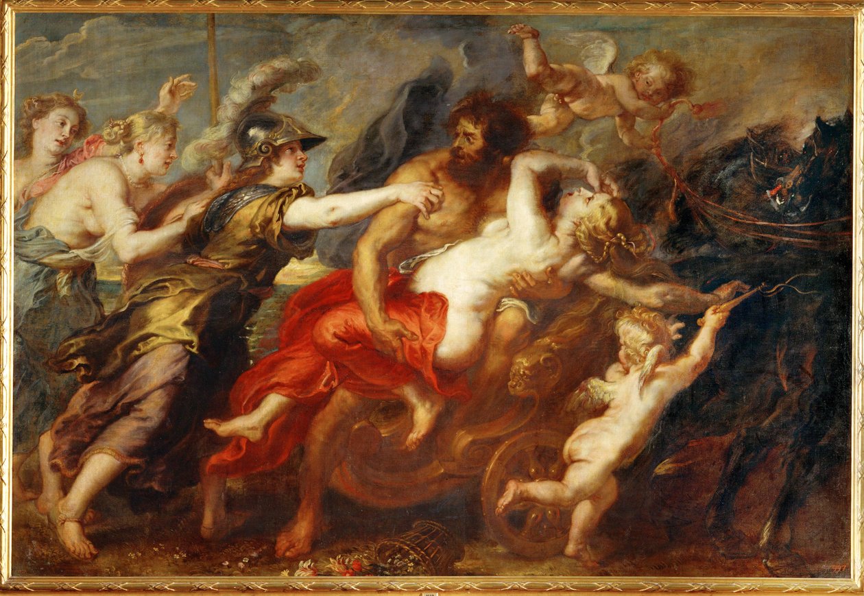 Voldtekten av Proserpine av Peter Paul Rubens