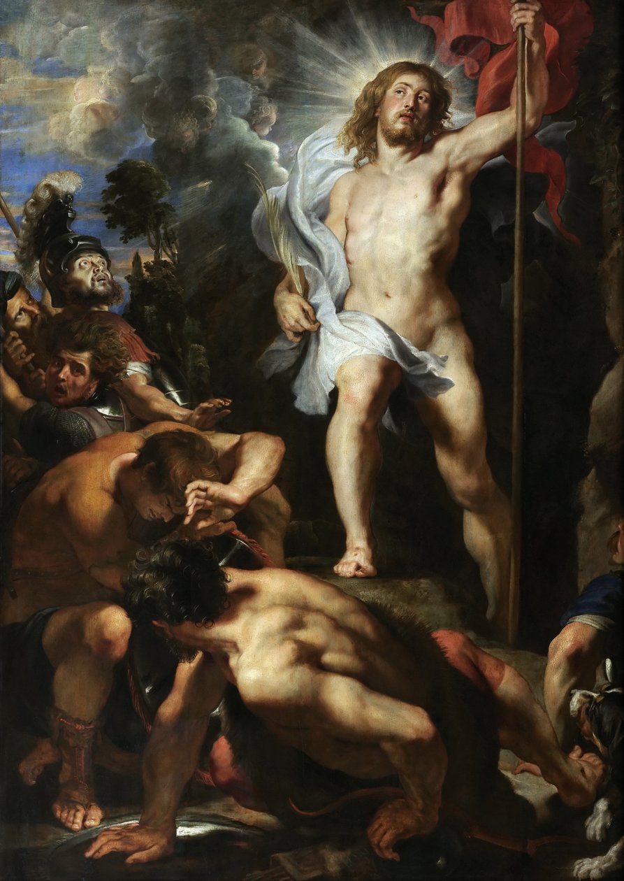 The Resurrection of Christ sentralpanel, 1611-1612. av Peter Paul Rubens