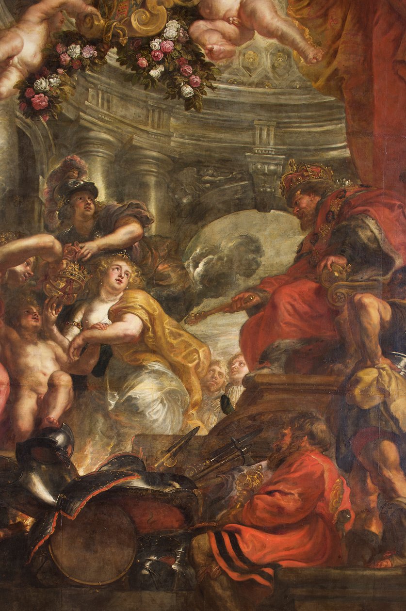 The Rubens Ceiling, Banketthuset, Whitehall, ca. 1629-34 (olje på lerret) av Peter Paul Rubens