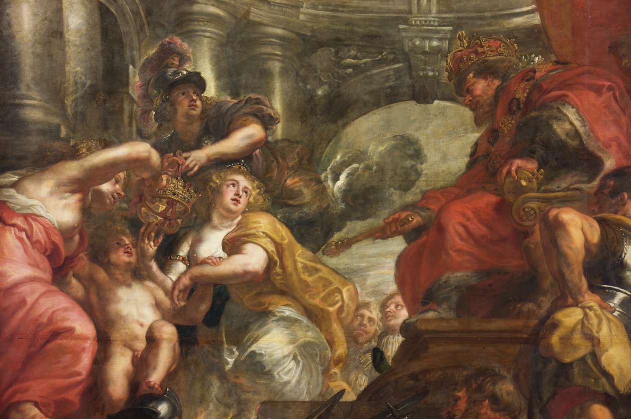 The Rubens Ceiling, Banketthuset, Whitehall, ca. 1629-34 (olje på lerret) av Peter Paul Rubens