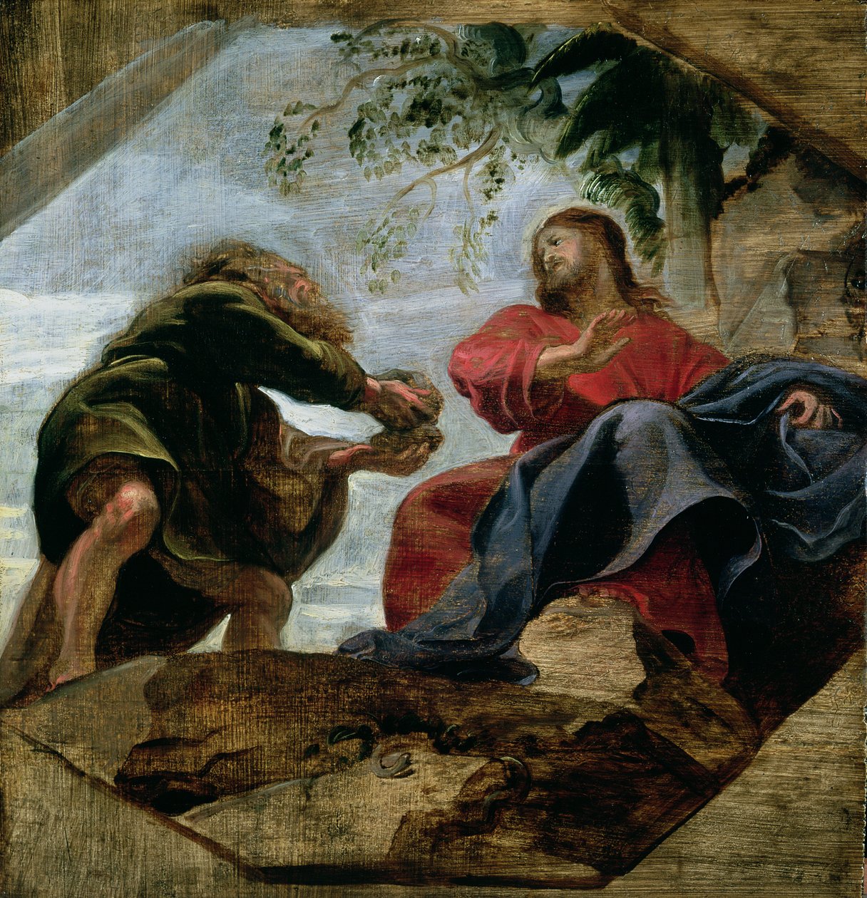 The Temptation of Christ, 1620 av Peter Paul Rubens