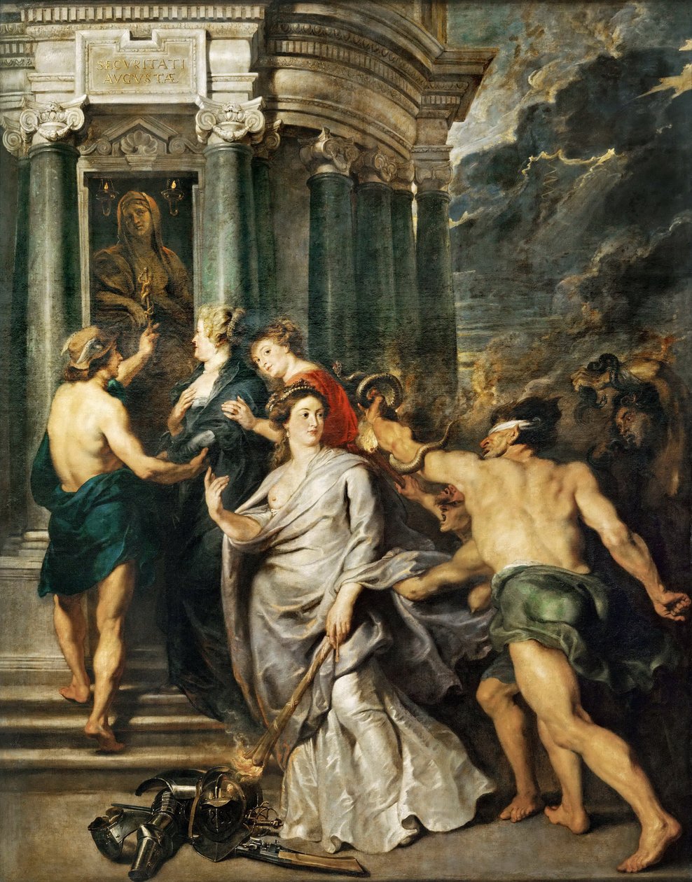 Konklusjonen av fred i Angers Marie de Medici-syklusen av Peter Paul Rubens