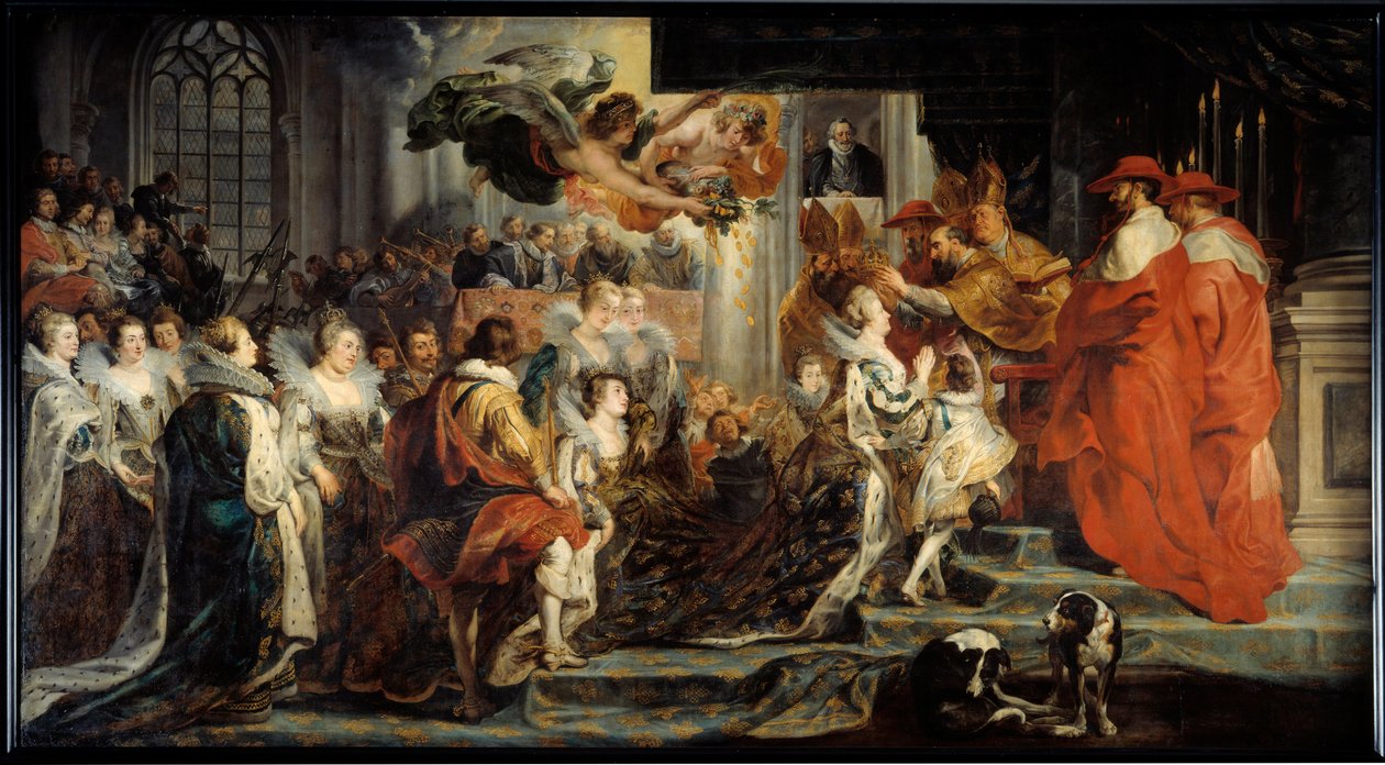 Kroningen av Maria av Medicis av Peter Paul Rubens