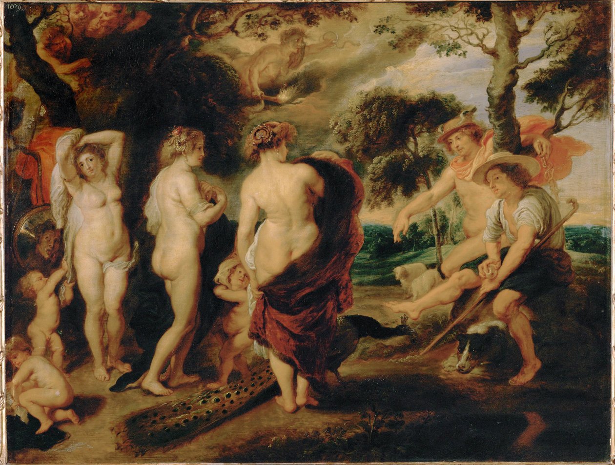 Paris#39; dom (maleri på eik) av Peter Paul Rubens
