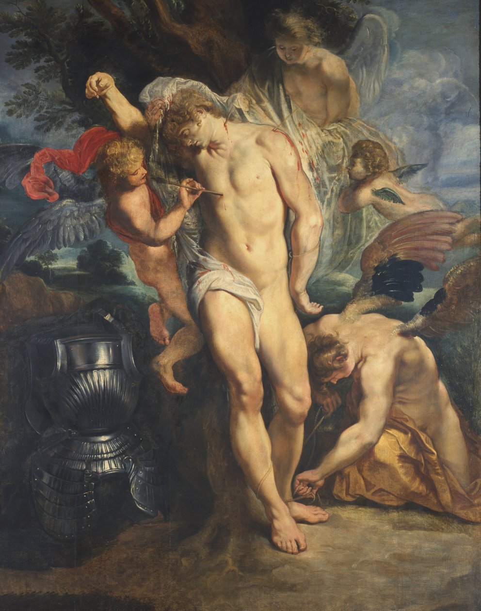 Sankt Sebastians martyrium av Peter Paul Rubens
