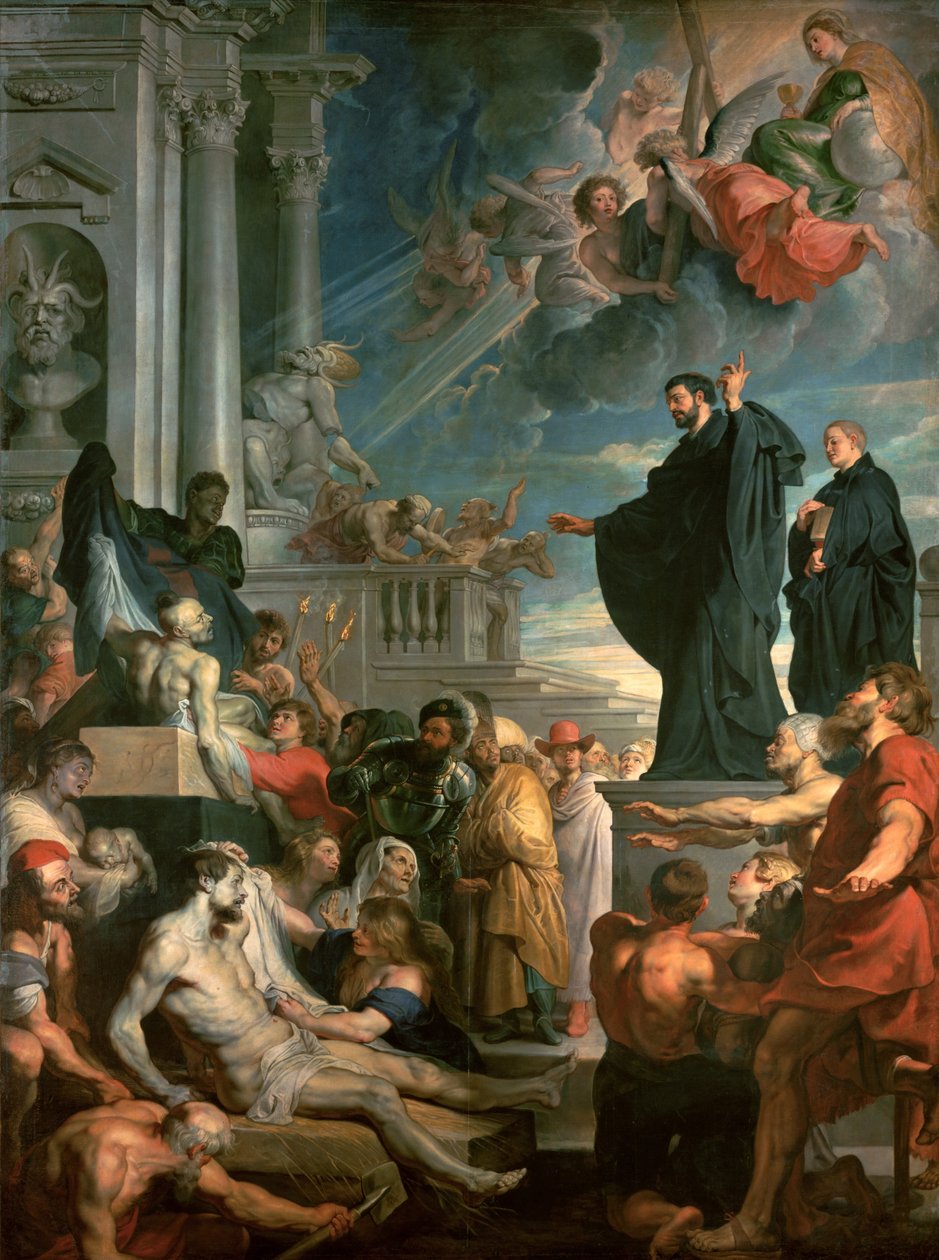 Den hellige Frans Xavers mirakler av Peter Paul Rubens