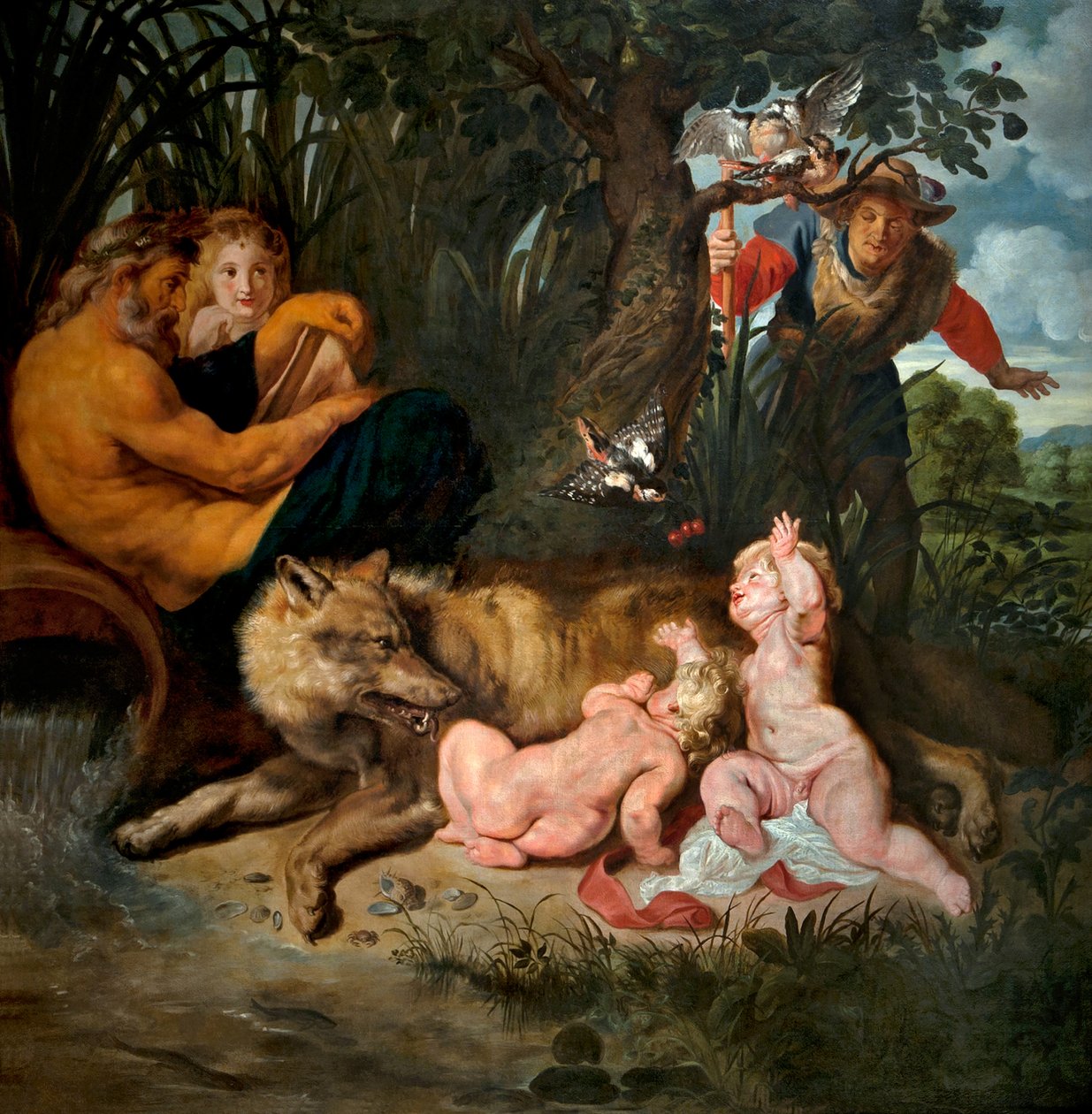 Hun-ulven dier Romulus og Remus av Peter Paul Rubens