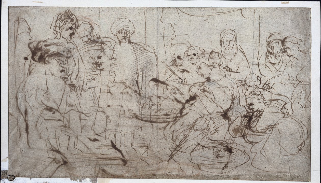 Tomyris med hodet til Cyrus, ca. 1637-1638. av Peter Paul Rubens