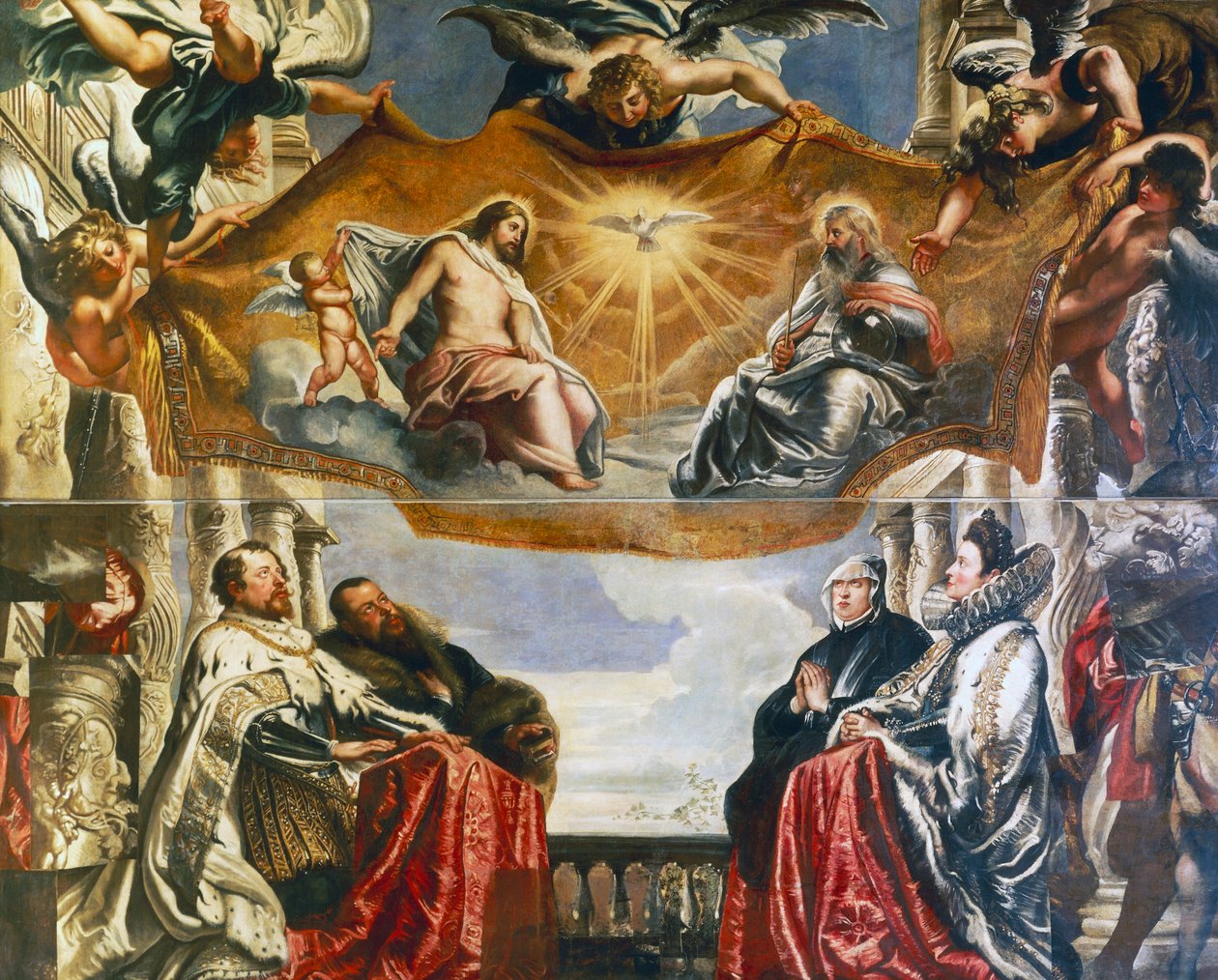 Trinity elsket av Gonzaga-familien av Peter Paul Rubens