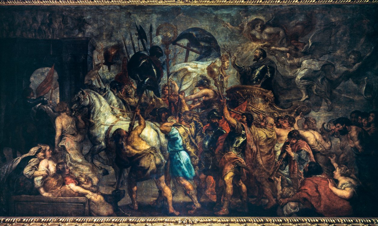 Triumferende inntog av Henri IV i Paris (22. mars av Peter Paul Rubens
