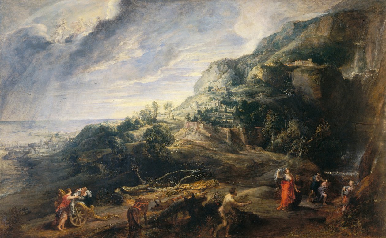 Ulysses på øya Phaeacians av Peter Paul Rubens