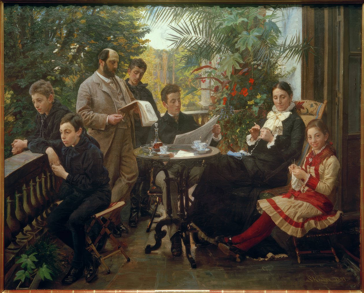 Hirschsprung, Heinrich; dansk tobakksprodusent, beskytter og kunstsamler (grunnlegger av Hirschsprung-samlingen i København); København 7 av Peder Severin Krøyer
