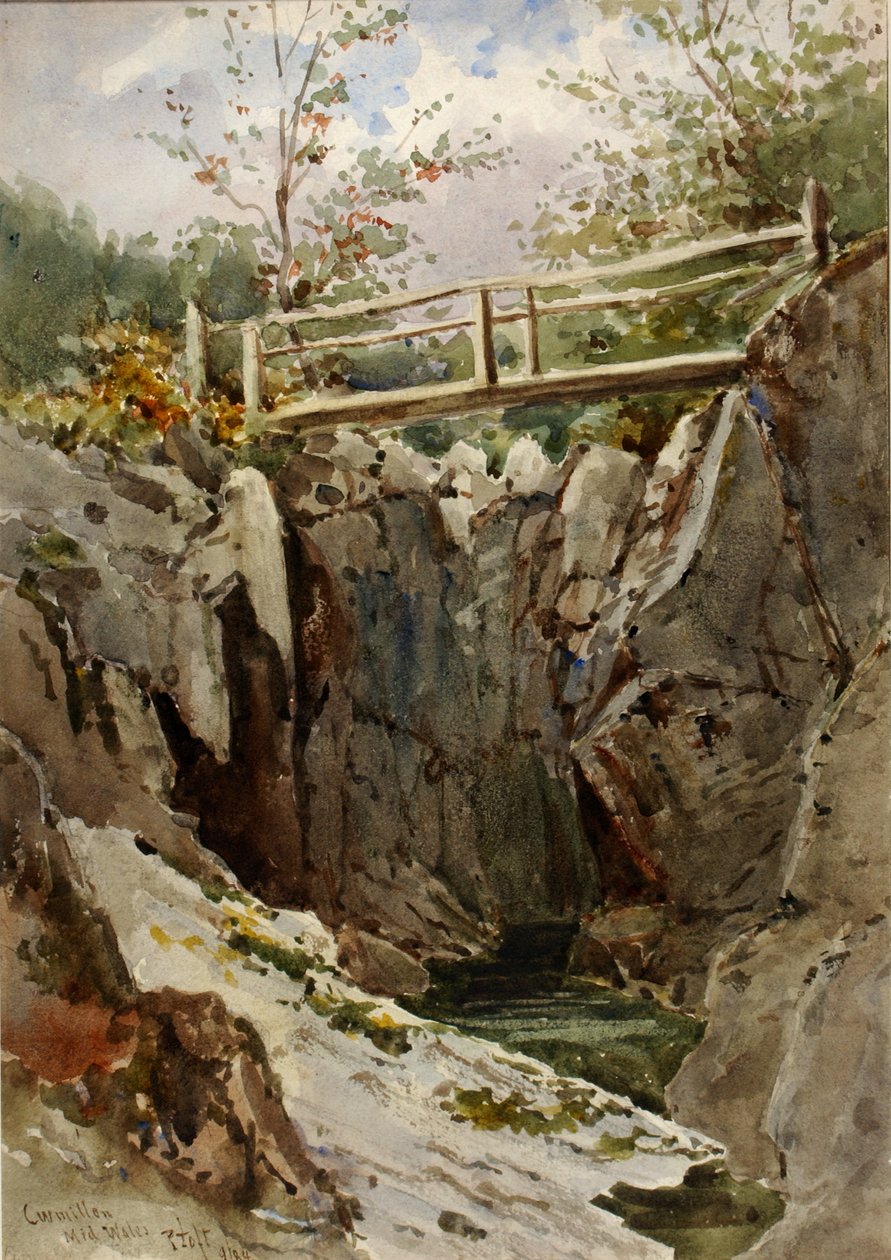 Curmillon, Midt-Wales, 1884. av Peter Toft