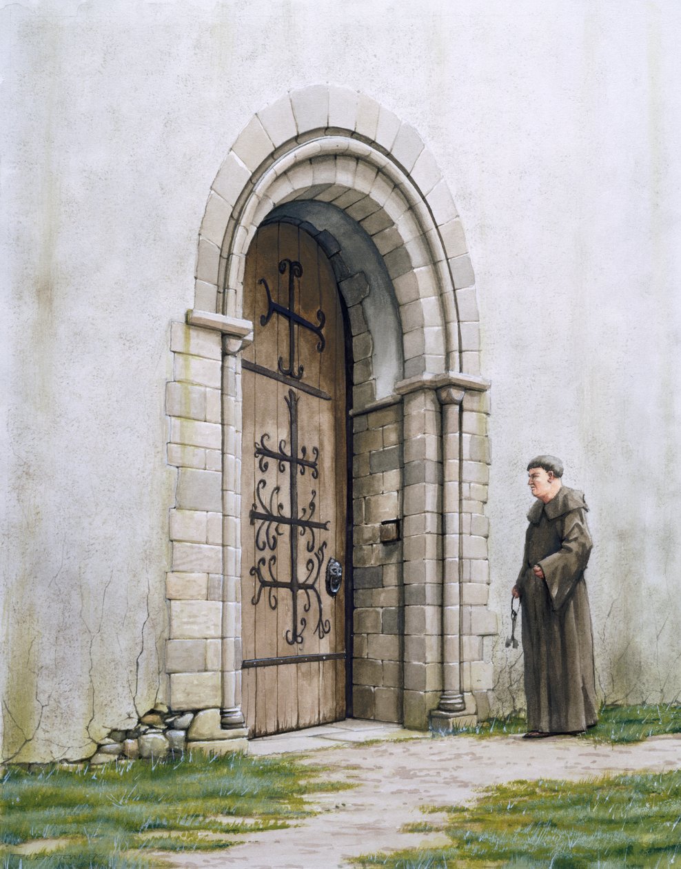North Elmham Chapel, 1100-tallet, 1990-2010 av Peter Urmston