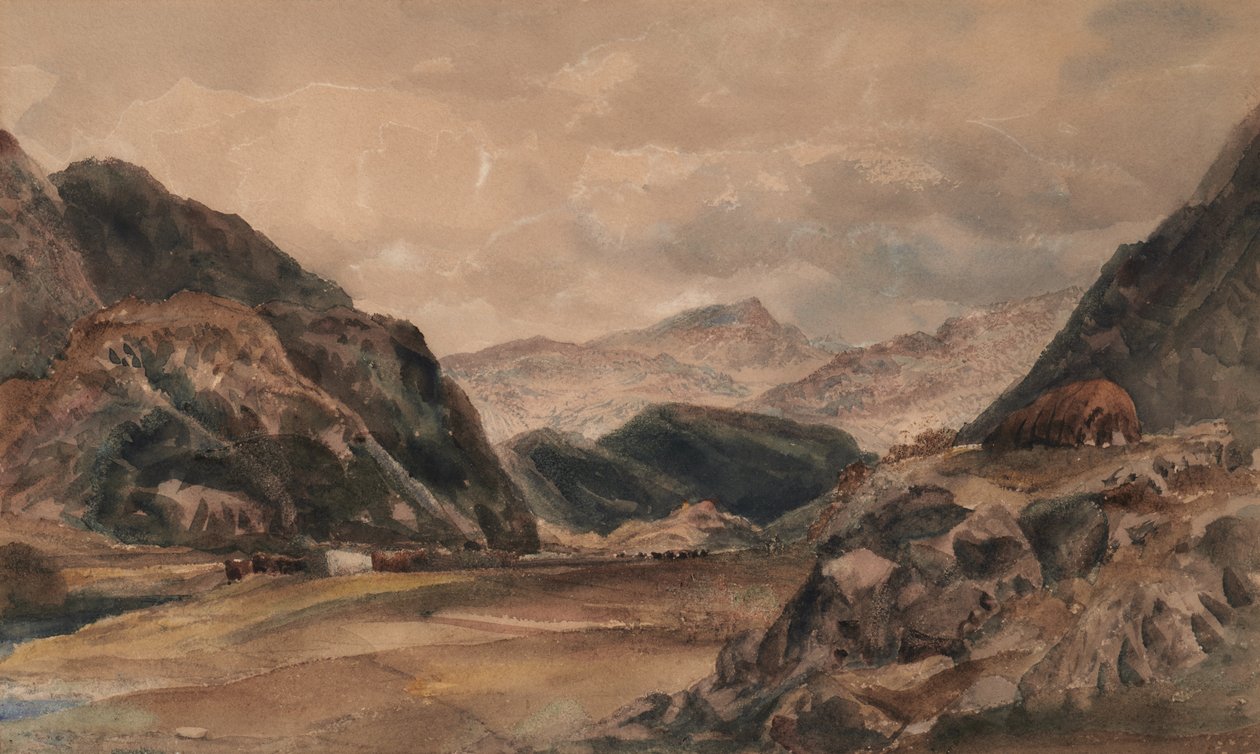 Beddgelert, Nord-Wales av Peter de Wint