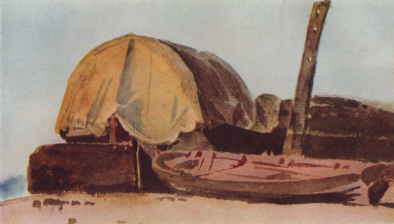 Båter, c1800-tallet av Peter de Wint