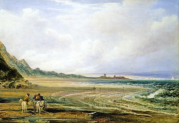 Camber Sands (akvarell på papir) av Peter de Wint