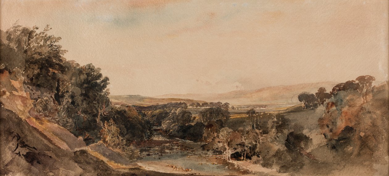 Cannock Chase, ca. 1840 (akvarell på papir) av Peter de Wint