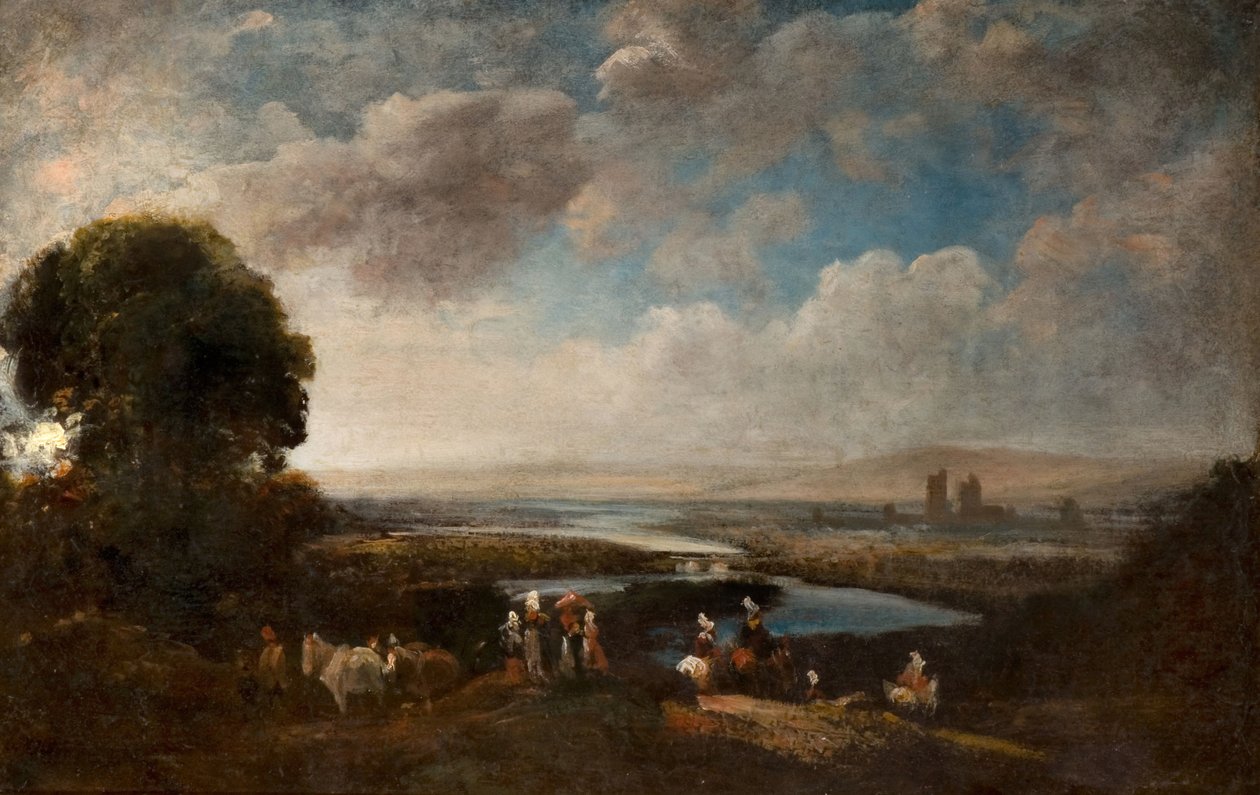 Omfattende landskap, 1800-50. av Peter de Wint