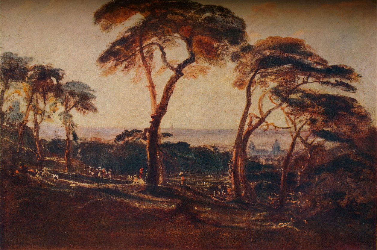 Greenwich Park, c1822 av Peter de Wint