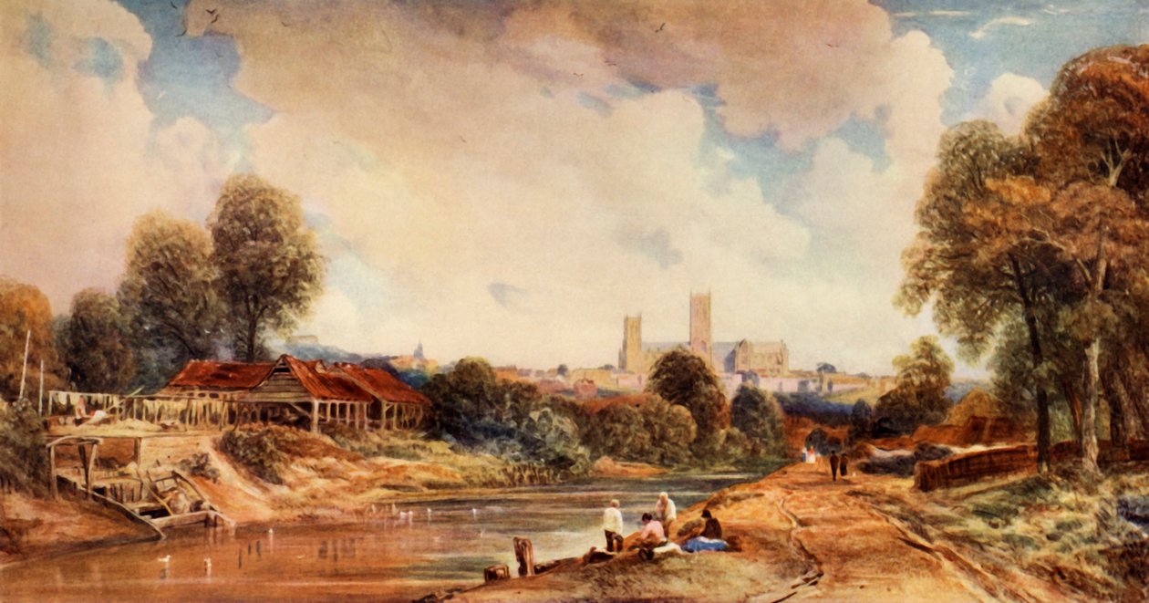 Lincoln, tidlig på 1800-tallet, 1934. av Peter de Wint