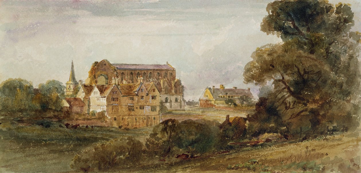 Malmesbury Abbey, Wiltshire av Peter de Wint