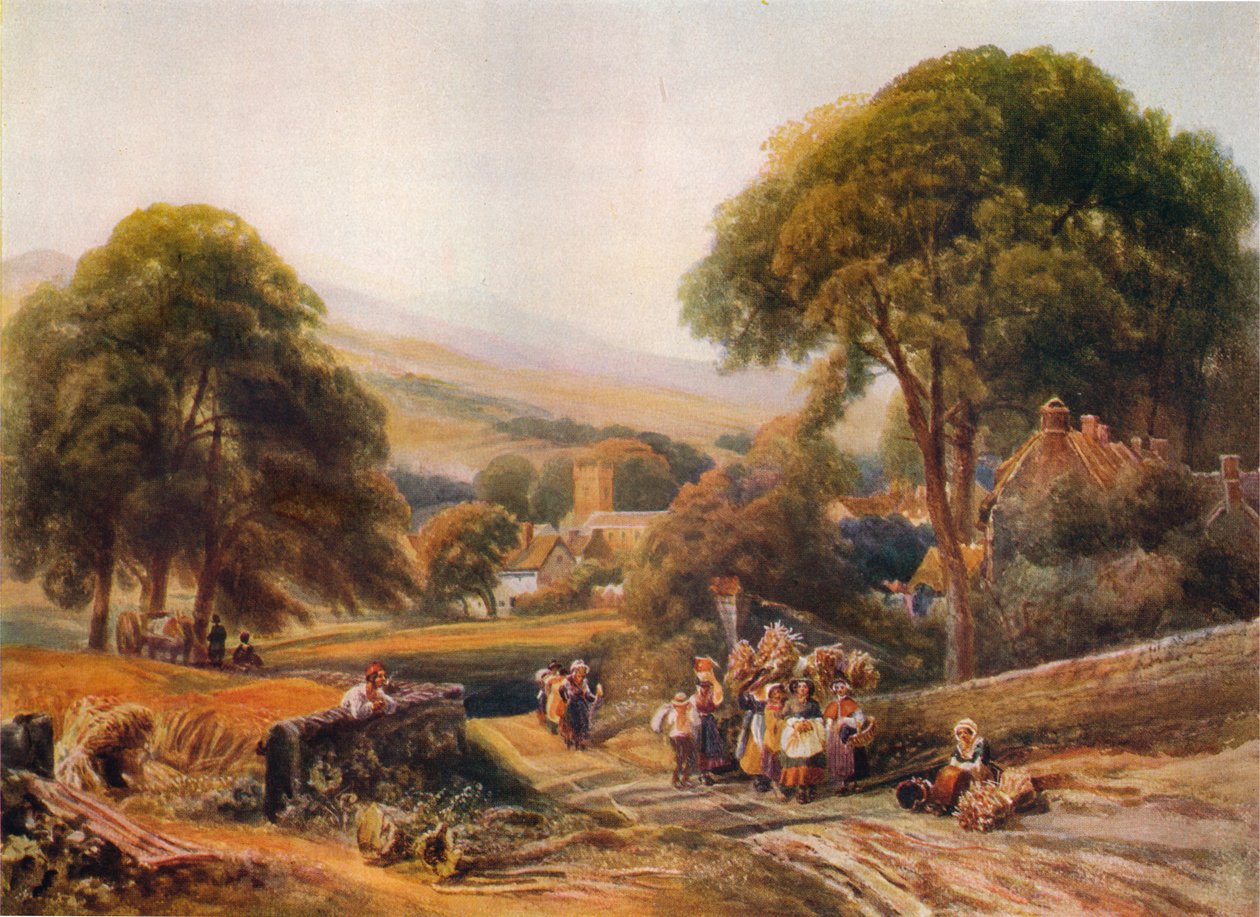 The Harvesters Return, c1804-1849, 1936 av Peter de Wint