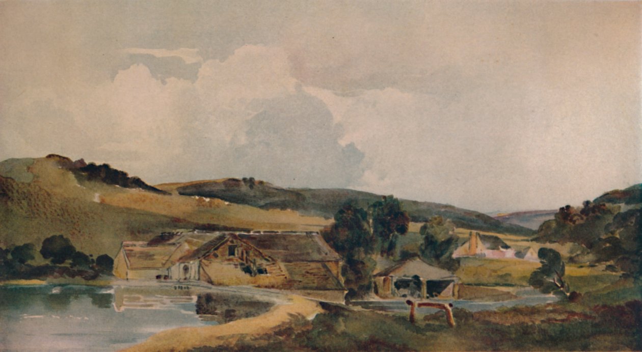 The Mill Stream, 1800-tallet, 1935 av Peter de Wint