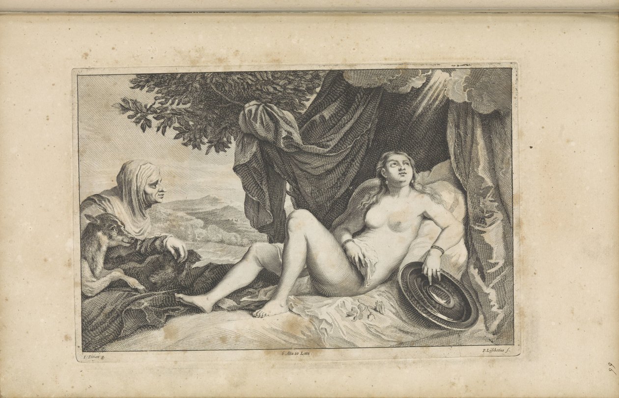 Jupiter og Danaë av Peter van Liesebetten